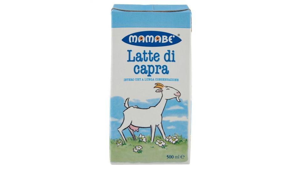 Mamabe' Latte Di Capra Intero Uht A Lunga Conservazione