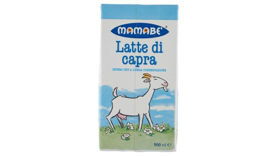 Mamabe' Latte Di Capra Intero Uht A Lunga Conservazione