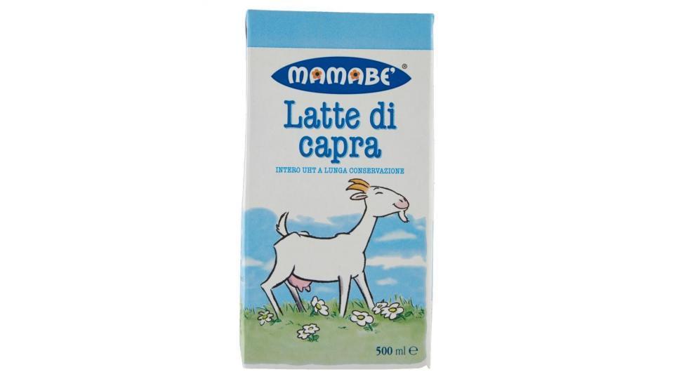 Mamabe' Latte Di Capra Intero Uht A Lunga Conservazione