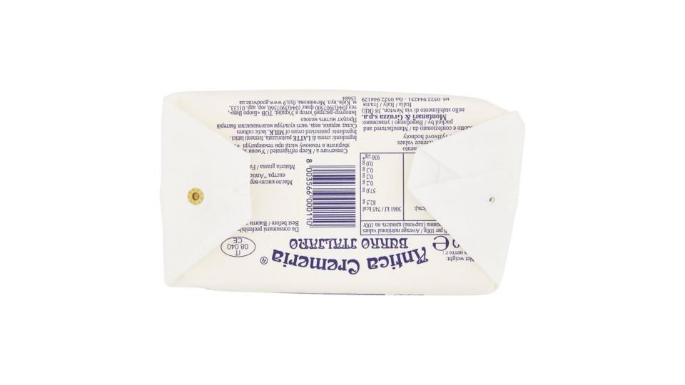 Antica Cremeria Burro Italiano Di Crema Di Latte Pastorizzata
