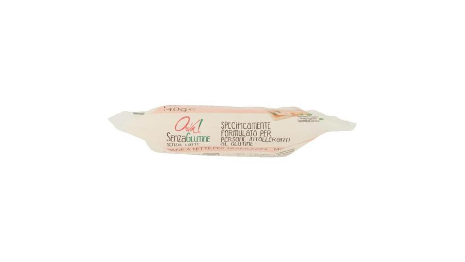 Orva! Senzaglutine Pane A Fette Per Tramezzini