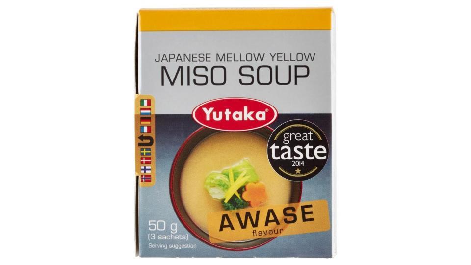 Yutaka Japanese Mellow Yellow Miso Soup (3 Sachets)