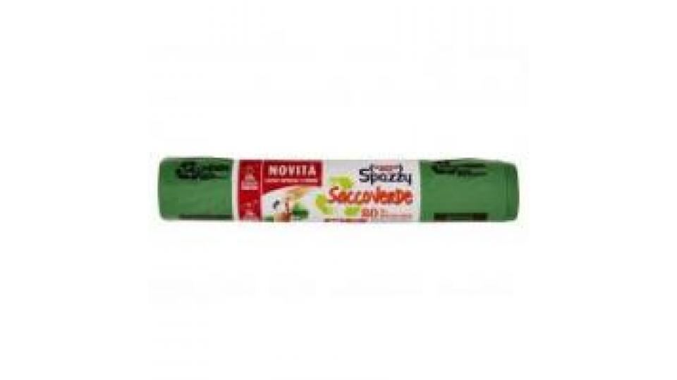Domopak Spazzy Saccoverde 80% Riciclato (28 Litri - 20 Sacchi Nettezza)