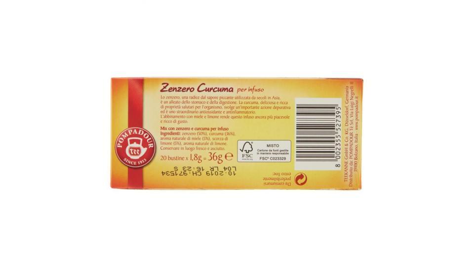 Pompadour Zenzero Curcuma 20 X