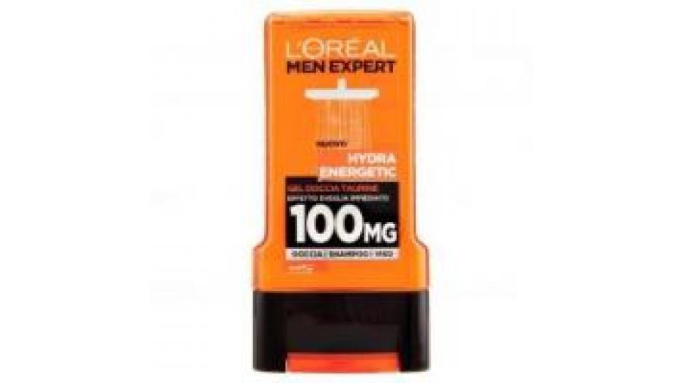 Men Expert Hydra Energetic Gel Doccia Taurine Effetto Sveglia Immediato 100 Mg