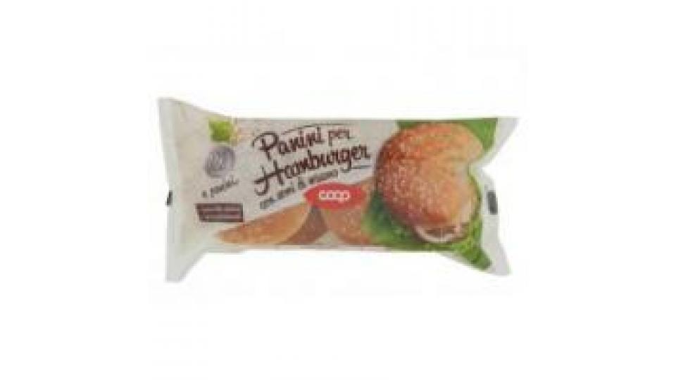 Panini per Hamburger con Semi di Sesamo
