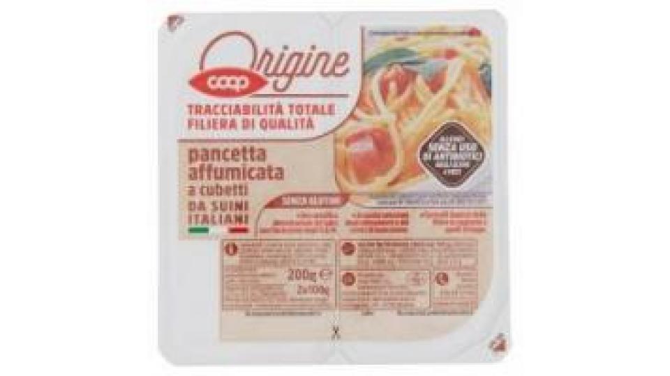 Pancetta Affumicata A Cubetti Da Suini Italiani