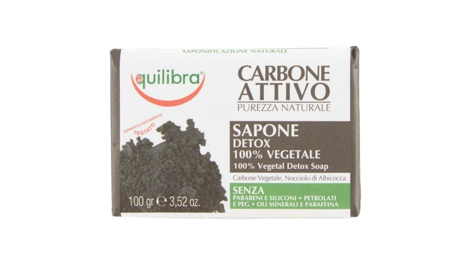 Equilibra, Carbone Attivo sapone detox 100% vegetale