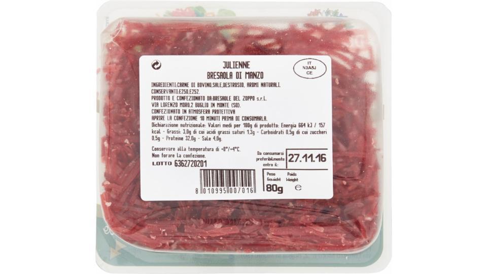 Del Zoppo, julienne di bresaola di manzo