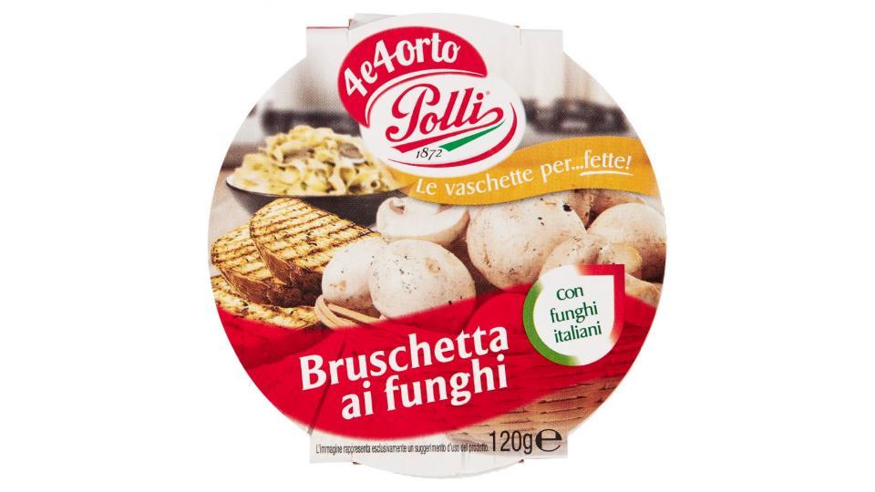 Polli, 4e4orto bruschetta ai funghi