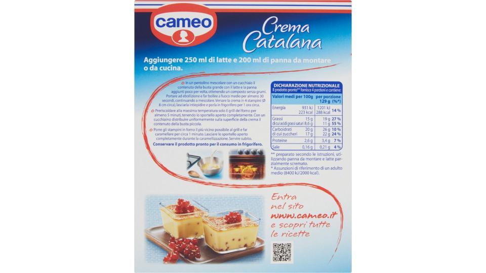 Cameo crema catalana