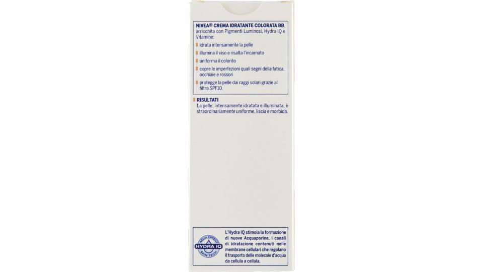 Nivea BB Crema idratante colorata, dorata, per tutti i tipi di pelle