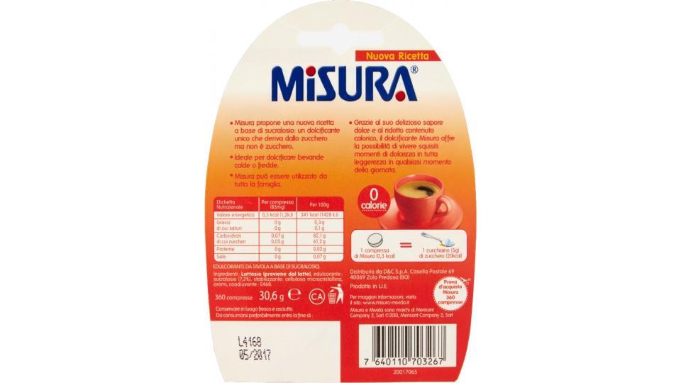 Misura, dolcificante