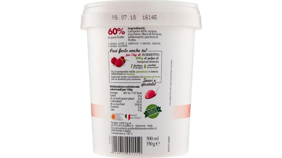 Tonitto, Il Sorbetto lampone