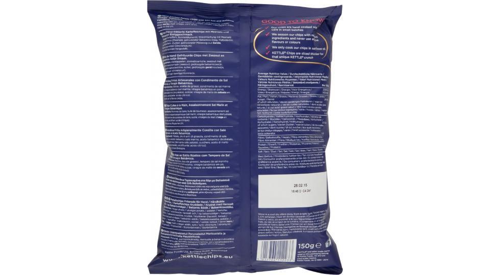 Kettle Chips, sale marino e aceto balsamico