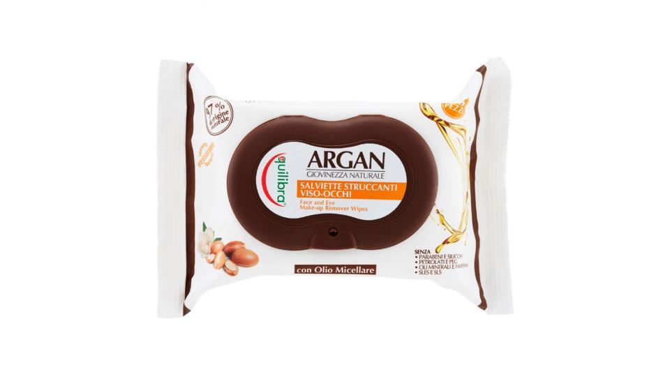 Equilibra, Argan salviette struccanti