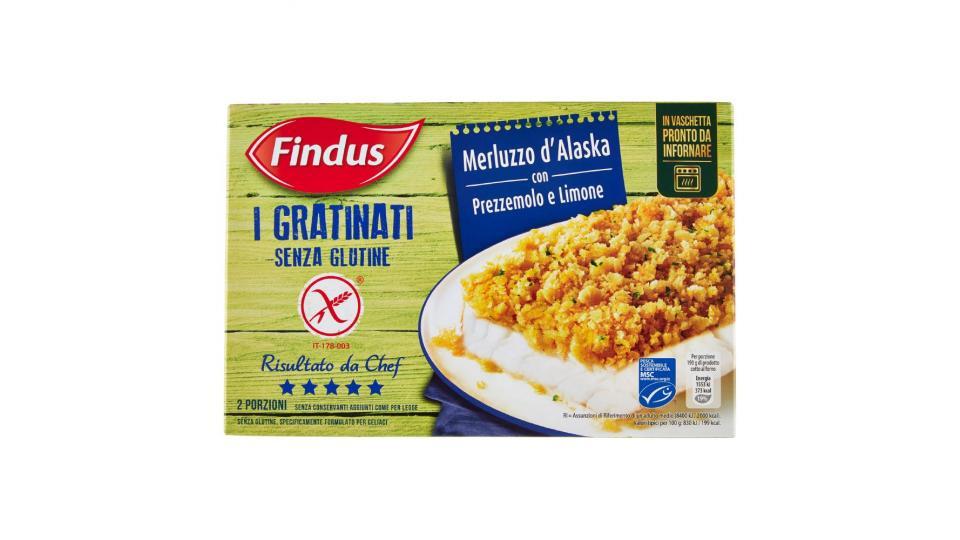Findus, I Gratinati merluzzo d'Alaska senza glutine surgelato