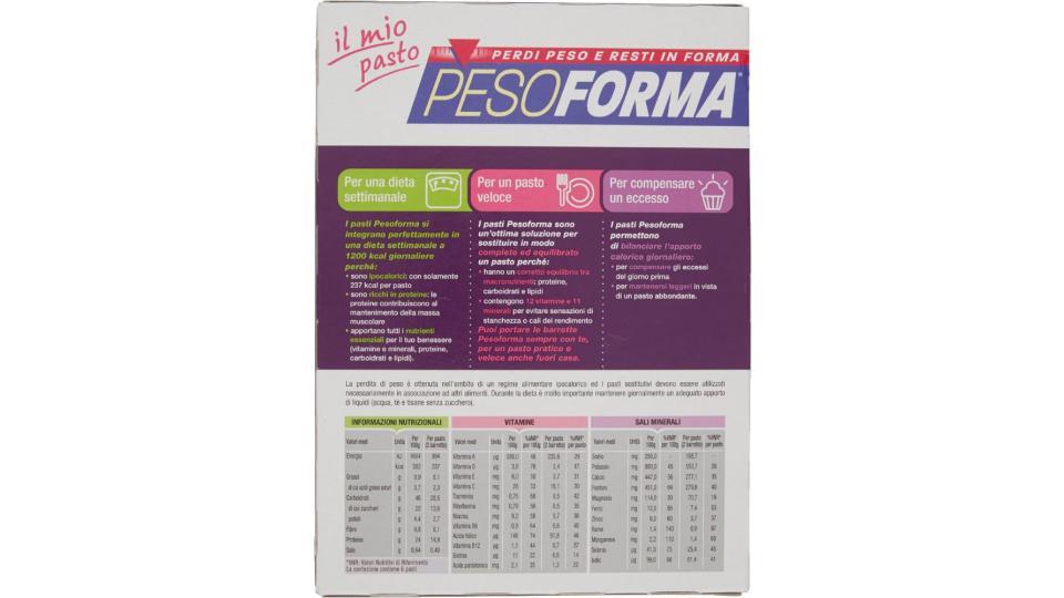 Pesoforma, Il mio pasto barrette cereali e cioccolato