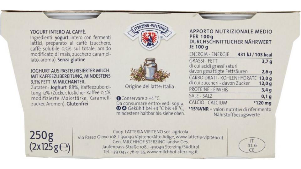 Sterzing Vipiteno Yogurt Caffè