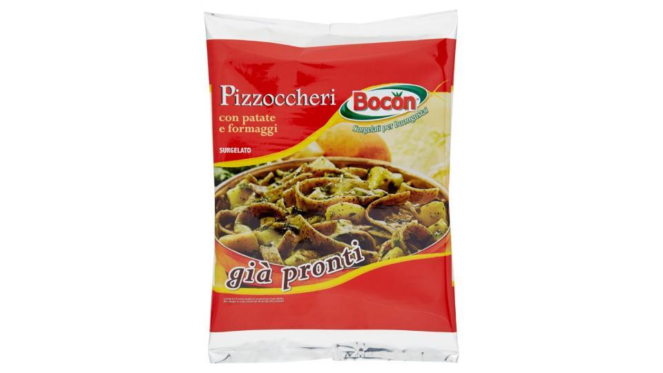 Bocon, pizzoccheri con patate e formaggi surgelati