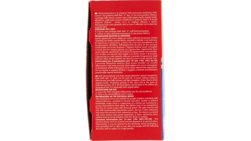 Vape, Piastrine Azione Rapida diffusore +