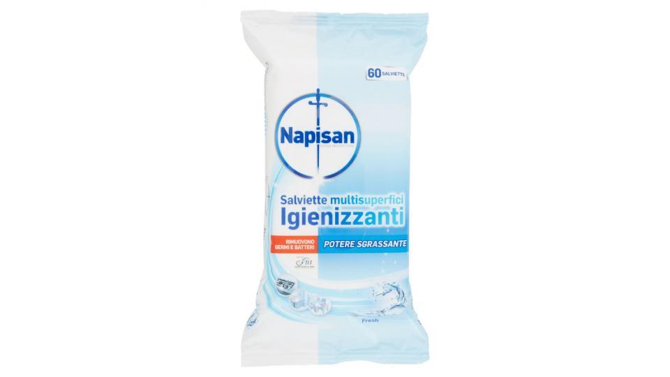 Napisan Salviette multisuperfici Igienizzanti Limone e Menta