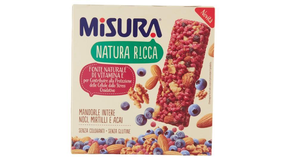 Barretta Natura Ricca Mandorle Intere, Noci, Mirtilli e Acai