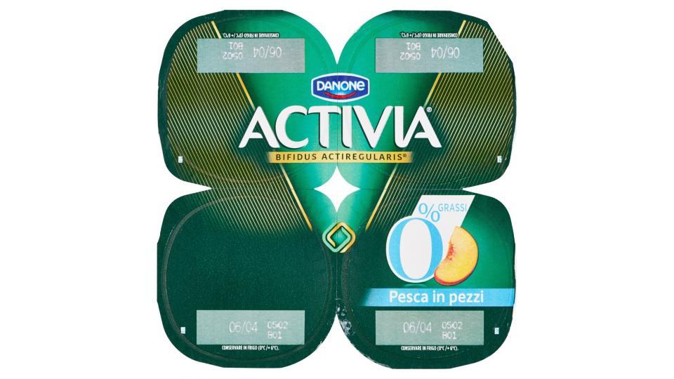 Activia 0% Grassi Pesca in pezzi