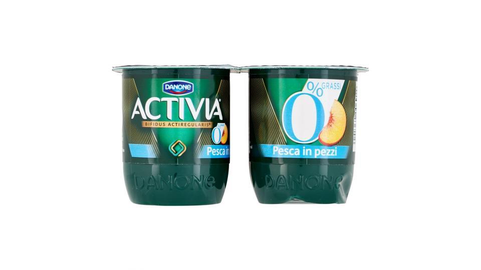 Activia 0% Grassi Pesca in pezzi