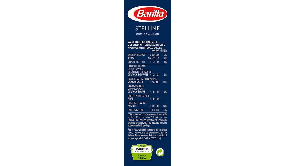 Barilla n.27 stelline
