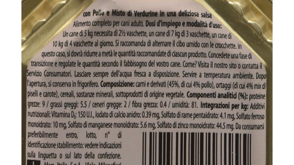 Cesar vaschetta filetti pollo verdurine