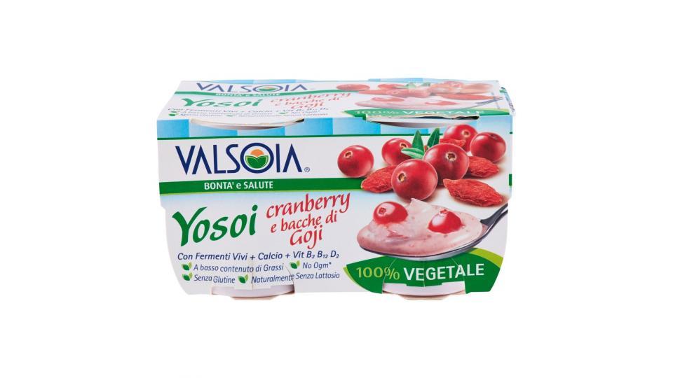 Valsoia Bontà e Salute Yosoi cranberry e bacche di Goji