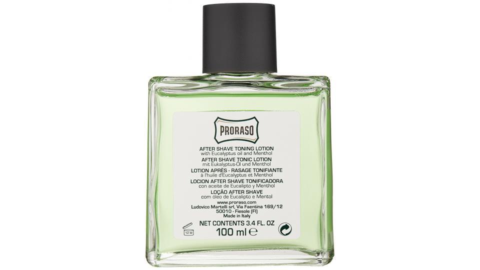 Proraso Rinfrescante e Tonificante Lozione Dopobarba con Olio di Eucalipto e Mentolo