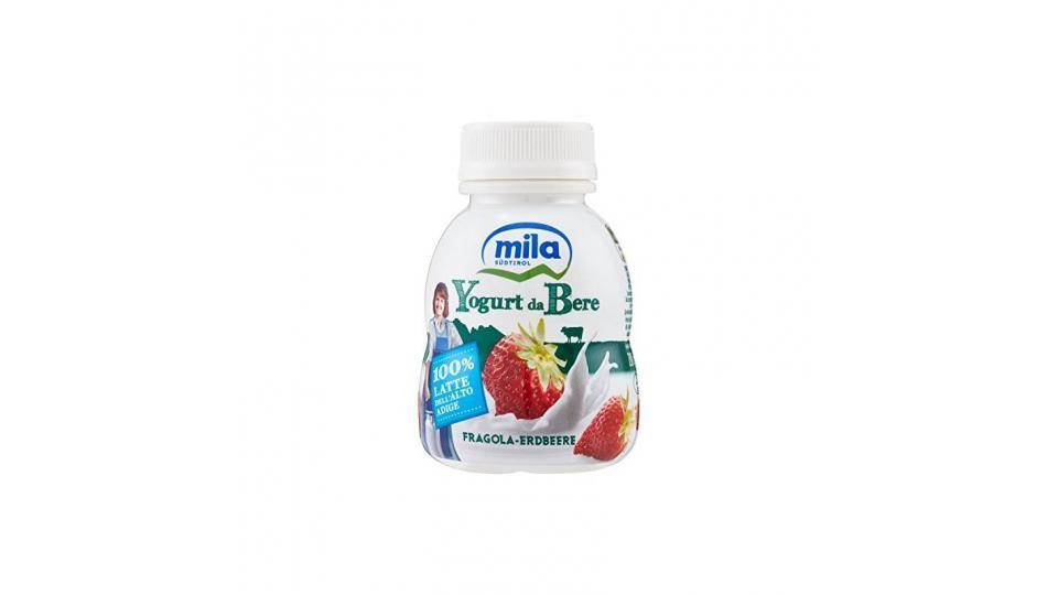 Mila yogurt da bere fragola
