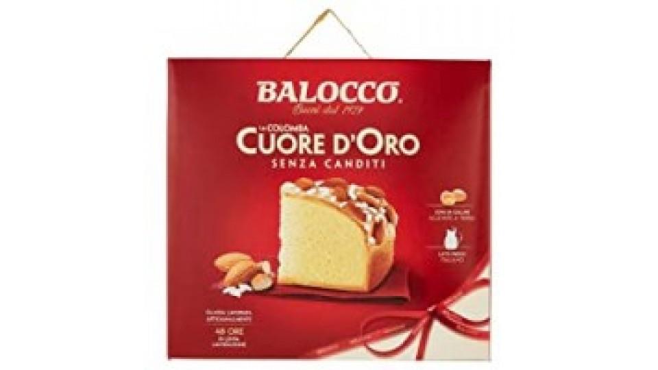 Balocco Colomba cuore d'oro senza canditi