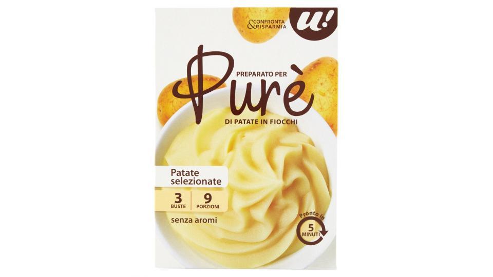 Crastan preparato per Purè di Patate in fiocchi 3 x