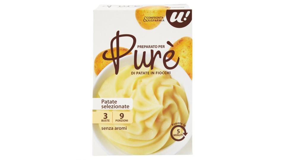 Crastan preparato per Purè di Patate in fiocchi 3 x