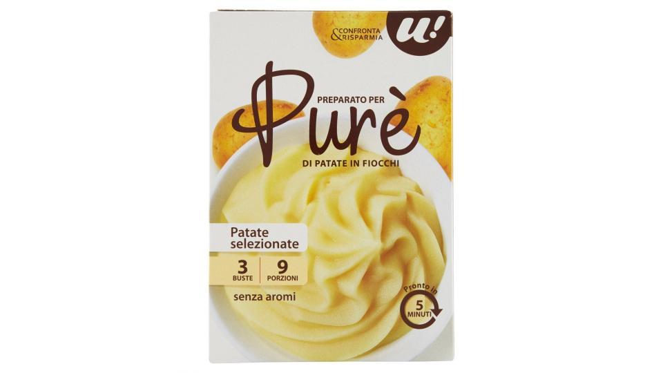Crastan preparato per Purè di Patate in fiocchi 3 x