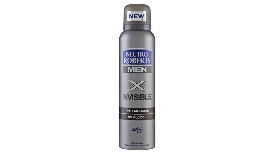Roberts Deo Spray Men X Invisible