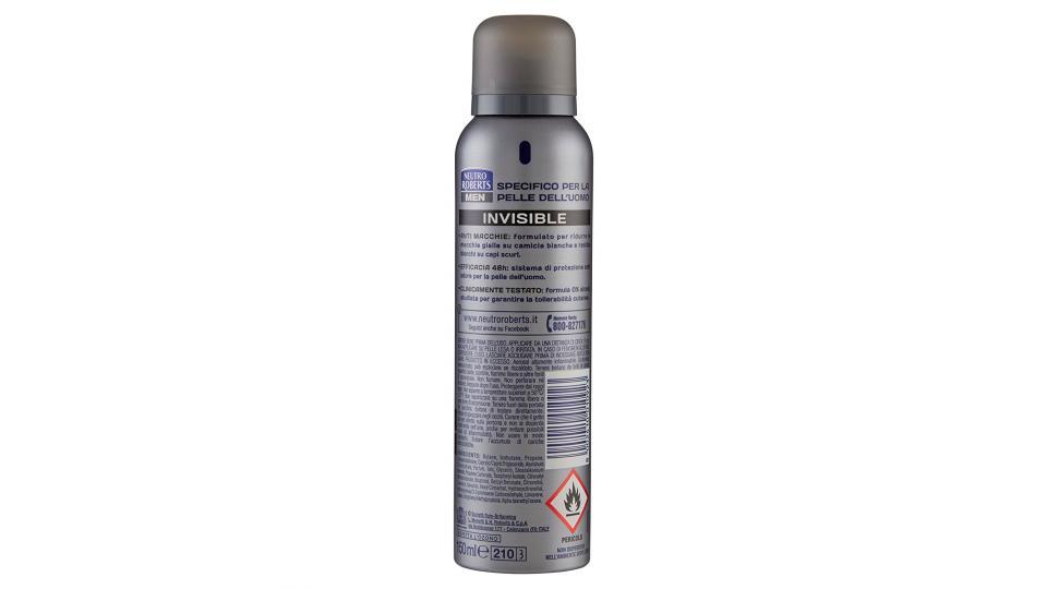 Roberts Deo Spray Men X Invisible