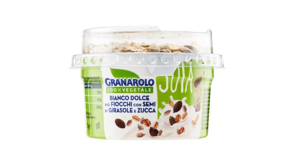 Granarolo 100% Vegetale Soia Bianco Dolce più Fiocchi con Semi di Girasole e Zucca