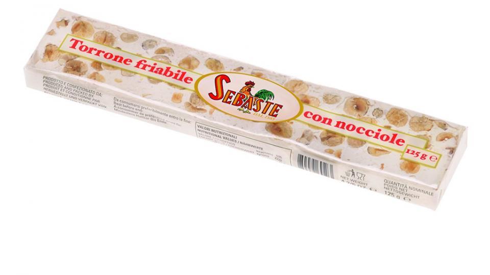 Sebaste Torrone friabile con nocciole