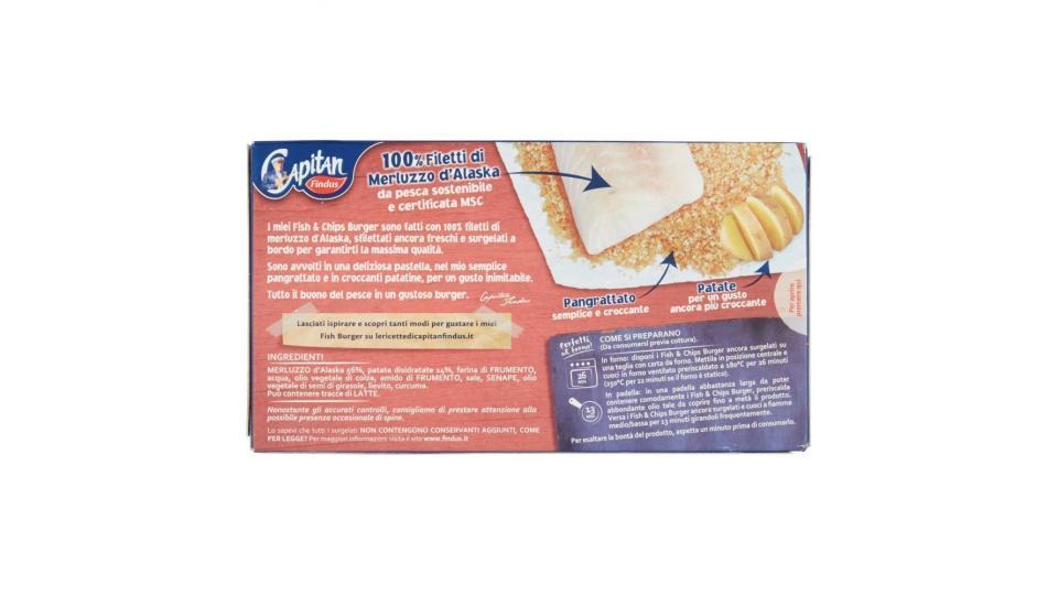 Capitan Findus 2 Fish & Chips Burger