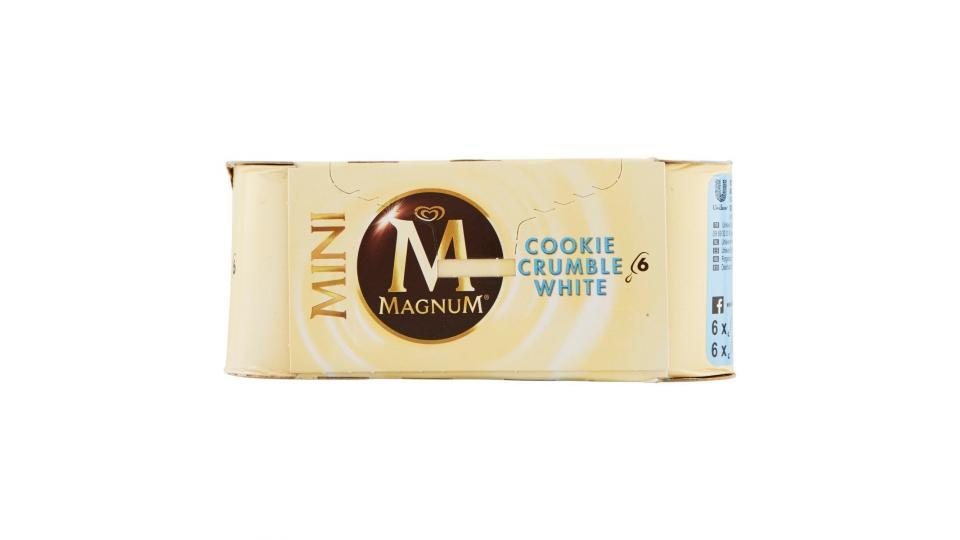 Magnum Mini Cookie Crumble White