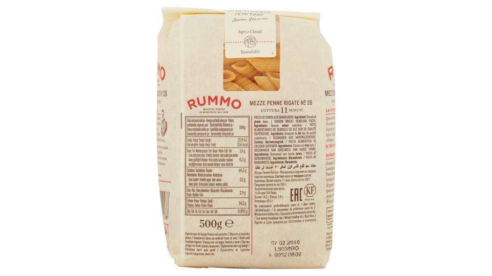 Rummo Mezze penne rigate n° 28