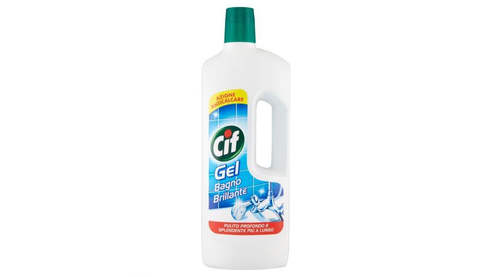 Cif - Gel Bagno Brillante, Detergente per superfici dure 