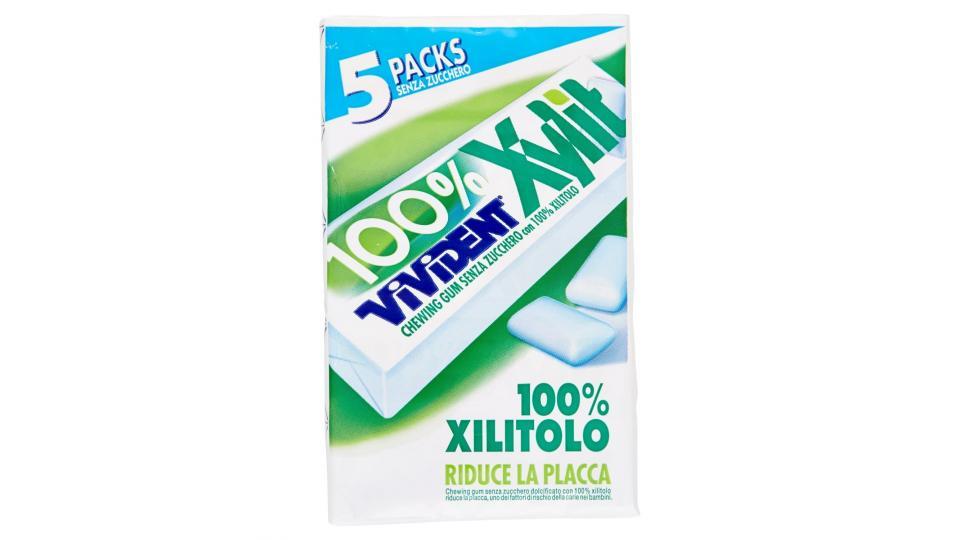 Vivident 100% Xylit 5 Packs 67,5 g