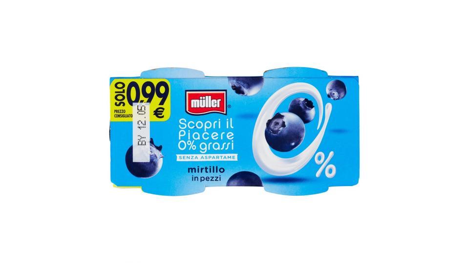 Müller 0% Mirtillo in pezzi