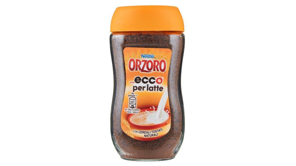 Nestlé Orzoro Ecco Orzo e Cereali Solubili per Latte