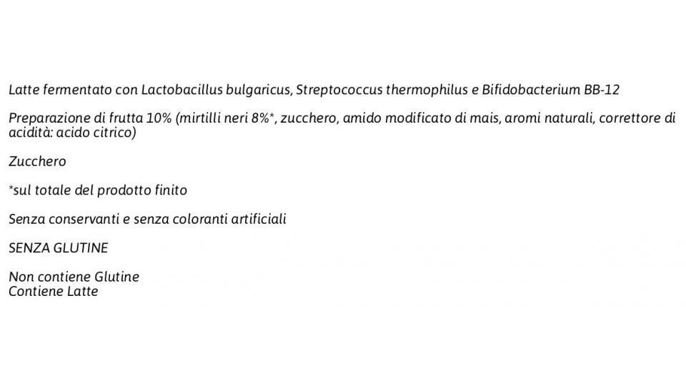 Probiotico con Mirtilli
